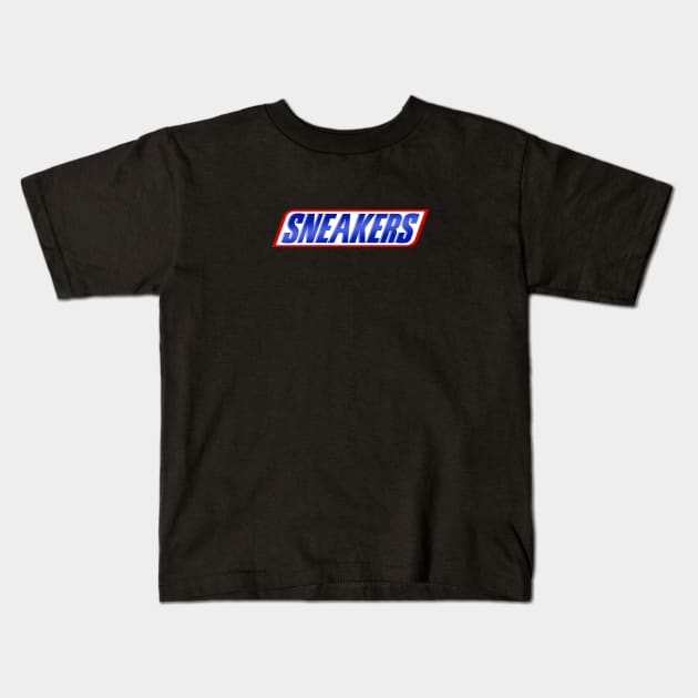 Sneakers Kids T-Shirt by visualangel